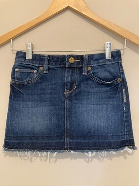 Old Navy Dark Blue Denim Mini Skirt